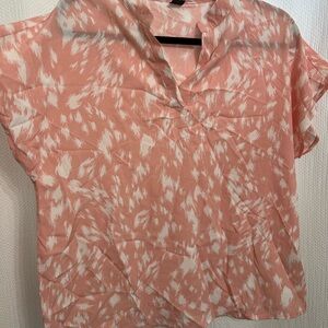 Women's Pink Patterned Top